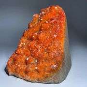 Raw Orange Quartz Geode Cluster