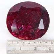 Magnificent Certified Museum Size 2100 Ct Natural Red Ruby Solitaire