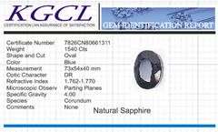 Huge Certified 1540 Ct Museum Size Blue Sapphire