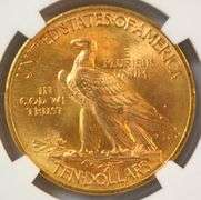 Super choice BU 1932 $10 Indian Gold Piece. NGC MS63