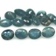 8.66ct gray blue Sapphire set from Madagascar