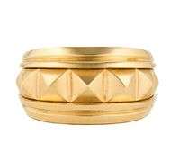 Gents David Yurman Modern Renaissance Pyramid Ring in 18K