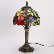 Set of 2 Stained Glass Table Lamps