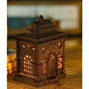 Cast Iron Tealight Castle Lantern