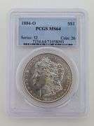 1884-O Morgan Silver Dollar, PCGS MS64