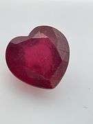 CERTIFIED NATURAL RUBY 2.64 CARAT HEART SHAPE.