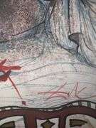 Original plate Signed Salvador Dalí Lithograph from the Romeo & Juliet Rizzoli Edition, Milan 1975