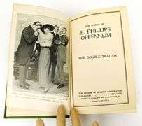 1915 The Double Traitor by Oppenheim Antique Book