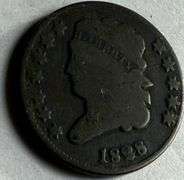 1828 12 Star Half Cent