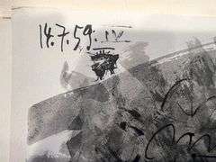 Pablo Picasso Toro "Bullfighter" Lithograph from 1960 Portfolio