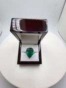 WOW! Breathtaking Zambia 19.7 ctw Emerald Ring