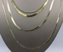 Group lot of 6 Vintage 925 sterling silver necklaces