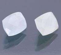 Checkerboard cut! 5.90ct untreated Aquamarine pair