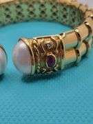 Flexible 18kt Gold Bangle Bracelet