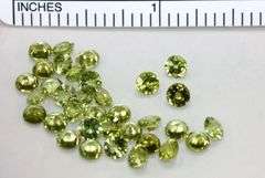 Bright, Shiny Natural Peridot - Lot of 34