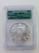 2004 American Silver Eagle, ICG MS70