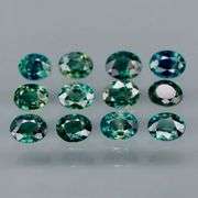 Absolutely fantastic! Heavy 3.94ct set of Parti colored Australian Sapphires