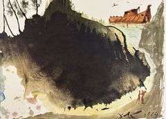 Highly Collectible and Rare Salvador Dali Original Lithograph from the 'Biblia Sacra' Suite