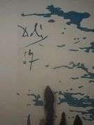 Original plate Signed Salvador Dalí Lithograph from the Romeo & Juliet Rizzoli Edition, Milan 1975