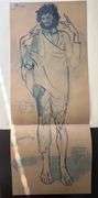 Original Lithograph from Picasso Les Bleus de Barcelona Picasso 1963 Portfolio