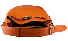 Hermes So Kelly 26 Orange Togo Leather Shoulder Bag