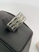 CERTIFIED BRAND NEW 14K WHITE GOLD DIAMOND BAND / RING