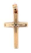 14kt Yellow gold cross pendant