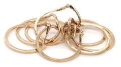 18kt Yellow gold ruby and sapphire puzzle ring