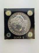 1898 Morgan Silver Dollar, UNC Cleaned In Capital Plastics