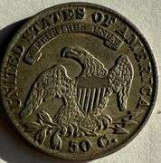 1830 Pretty Lightly Toned Bust Half