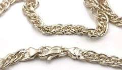 925 Sterling silver fancy link chain necklace