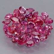 Collectors 3.42ct violet red Ruby set -Untreated!!!