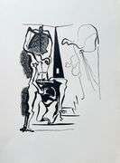 Highly Collectible Picasso Woodcut Circa 1955