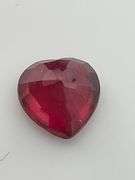 CERTIFIED NATURAL RUBY 2.57 CARAT HEART SHAPE.