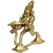 Brass Hanuman Aarti Oil Lamp Solid Brass Diya