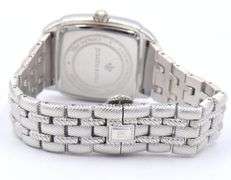 Judith Ripka Square Mother of Pearl Dial Watch