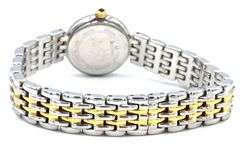 Bulova mother of pearl dial diamond bezel quartz watch