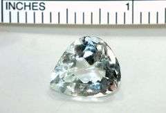 Soft Blue Natural Aqumarine 6.47 cts.