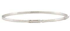 New 1.44ctw Round Diamond Flex Bangle Bracelet in 14K