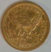 Scarcer 1853 US $2.50 Liberty Gold Piece in high grade