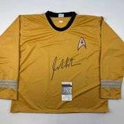 Autographed William Shatner Captain Kirk Starfleet Shirt COA