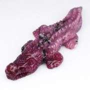 Look at this 67.46ct alligator cut from pure Ruby!