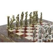 Luxury Chess Set Handcrafted with Cast-Iron Pieces