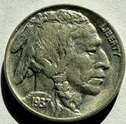 1937 Gem BU Buffalo Nickel.