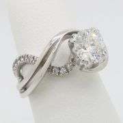 Authentic, Certified Solasfera Diamond set in a Mark Schneider Ring