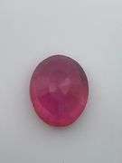 CERTIFIED NATURAL RUBY 3.52 CARAT OVAL SHAPED.