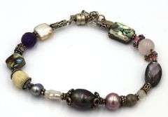 Vintage 925 sterling silver group lot of 7 bracelets