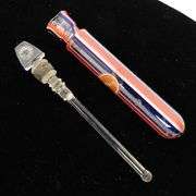 Antique German Lay Down Glass Perfume Bottle