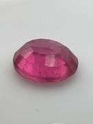 CERTIFIED NATURAL RUBY 3.63 CARAT OVAL SHAPED.