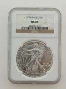 2014 American Silver Eagle, NGC MS69